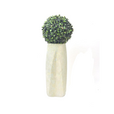 Fluted Vase Travertine